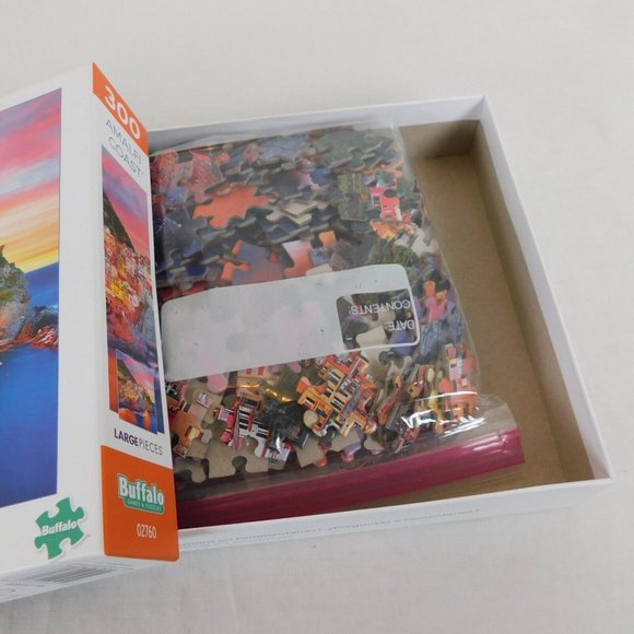 Buffalo Games Jigsaw Puzzle 300 Large Pieces Amalfi Coast Italy Complete 18"x18" - Picture 7 of 7